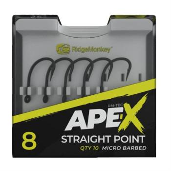 RidgeMonkey Ape-X Straight Point Barbed 10db kép