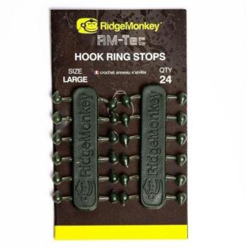 RidgeMonkey RM-Tec Hook Ring Stops Large 24db kép