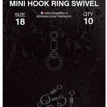 RidgeMonkey RM-Tec Mini Hook Ring Swivel 10 db kép