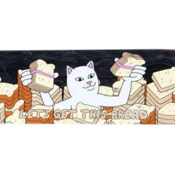 Ripndip Gluten Free gördeszka lap Black 8.5x31.75 kép