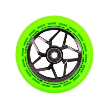 Roller kerék LMT L Wheel 115 mm ABEC 9 csapággyal  fekete-zöld kép