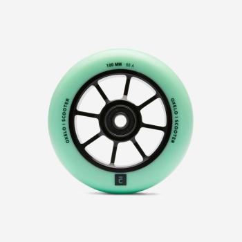 Rollerkerék, 100 mm, alumínium keréktest és PU 85A gumi Decathlon kép