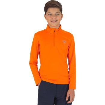 Rossignol BOY 1/2 ZIP WARM STRETCH Junior garbó, narancssárga, méret kép