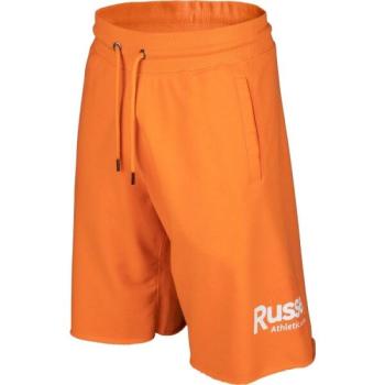 Russell Athletic CIRCLE RAW SHORT Férfi rövidnadrág, narancssárga, méret kép