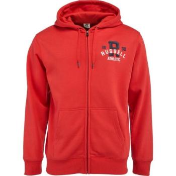 Russell Athletic CLASSIC PRINTED ZIP THROUGH HOODY M Férfi pulóver, piros, méret kép