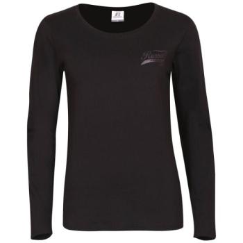 Russell Athletic LONG SLEEVE TEE SHIRT Női felső, fekete, méret kép