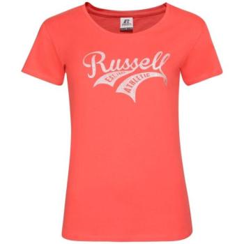 Russell Athletic TEE SHIRT Női póló, narancssárga, méret kép