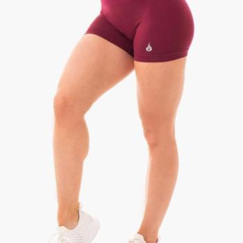 Ryderwear Women‘s Freestyle High Waisted Shorts Burgundy kép