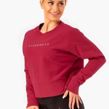 Ryderwear Women‘s Motion Sweater Wine Red kép