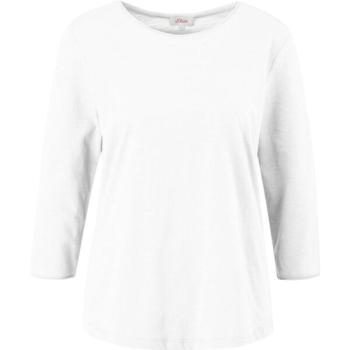 s.Oliver RL JERSEY TOP NOOS Póló, fehér, méret kép