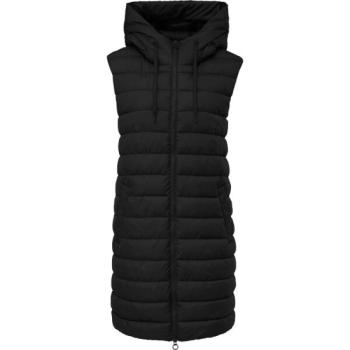 s.Oliver RL OUTDOOR WAISTCOAT Steppelt mellény kapucnival, fekete, méret kép