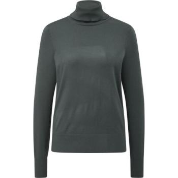 s.Oliver RL POLO NECK JUMPER NOOS Pulóver garbó nyakkal, sötétzöld, méret kép