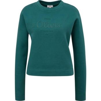 s.Oliver RL SWEATSHIRT CREW Pulóver, sötétzöld, méret kép