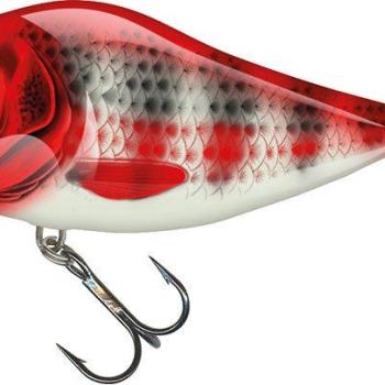 Salmo Slider Sinking 5 cm 8 g Holo Red Head Striper kép