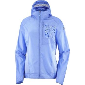 Salomon BONATTI CROSS FZ HOODIE W Női széldzseki, kék, méret kép