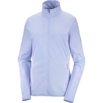 Salomon OUTRACK FULL ZIP MID W Női pulóver, lila, méret kép