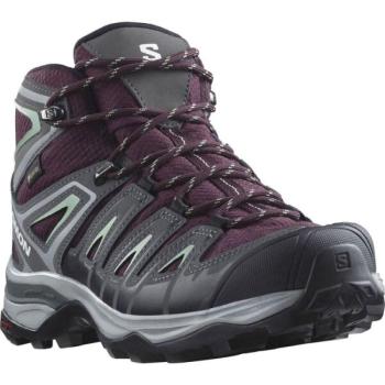 Salomon X ULTRA PIONEER MID GTX W Női túracipő, sötétszürke, méret 37 1/3 kép