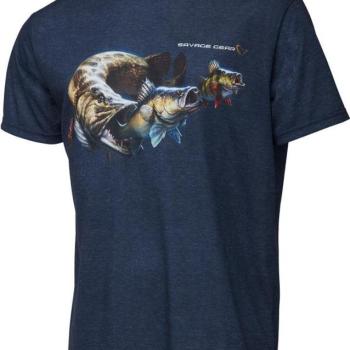 Savage Gear Cannibal Tee Blue kép