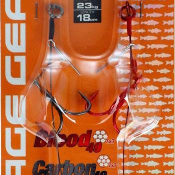 Savage Gear Carbon49 Double Stinger méret: 2/0 13,5 cm 23 kg 2 db kép