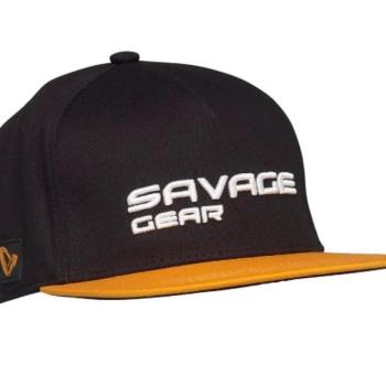 Savage Gear Flat Peak 3D Logo Cap Black Ink kép