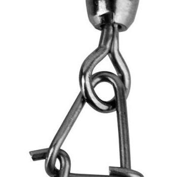 Savage Gear forgó Eggsnap Swivel M karabinerrel, mérete : 2, 38kg, 10db kép