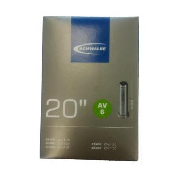 Schwalbe BELSŐ GUMI 20 AV6 20” gumibelső  szeleppel, fekete, méret kép