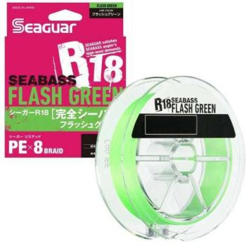 Seaguar r18 kanzen seabass flash green 150m 0.8gou kép