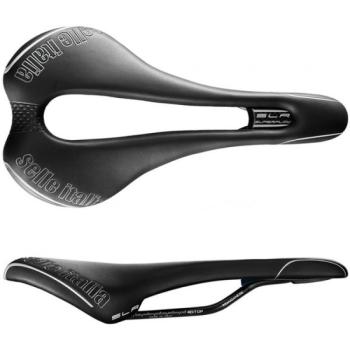 Selle Italia SLR TM SUPERFLOW L Férfi kerékpárnyereg, fekete, méret kép