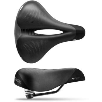 Selle Italia T 2 Flow Kerékpár nyereg, fekete, méret kép