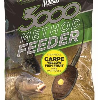 Sensas 3000 Method Feeder Carpe Yellow 1 kg kép