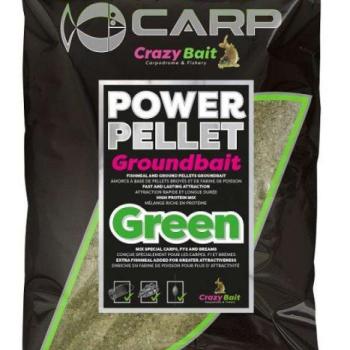 Sensas uk big bag power pellet green 2kg etetőanyag kép