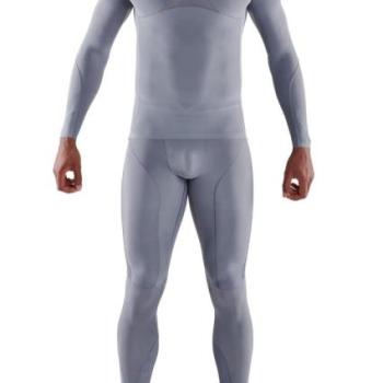Series-5 Grey kompressziós hosszú ujjú póló - SKINS kép