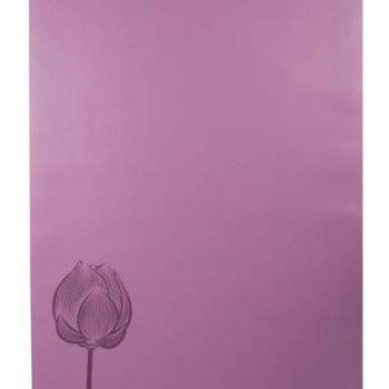 Sharp Shape PU Yoga Mat Flower Dark Purple kép