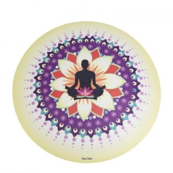 Sharp Shape Round Yoga Mat Meditation kép