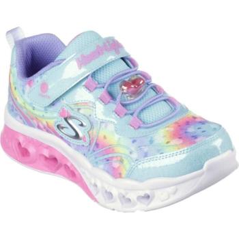 Skechers FLUTTER HEART LIGHTS - SIMPLY LOVE Gyerek szabadidőcipő, türkiz, méret kép