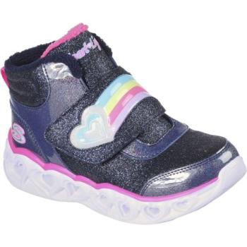 Skechers HEART LIGHTS - BRILLIANT RAINBOW Lány téli cipő, sötétkék, méret kép