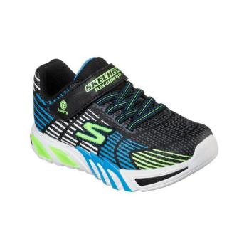 SKECHERS-S Lights Flex Glow Elite black/lime Fekete 27 kép