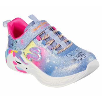 SKECHERS-S Lights Unicorn Dreams blue Kék 29 kép