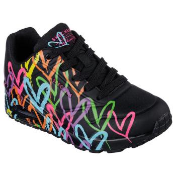 SKECHERS-Uno Highlight Love black/multi Fekete 37 kép