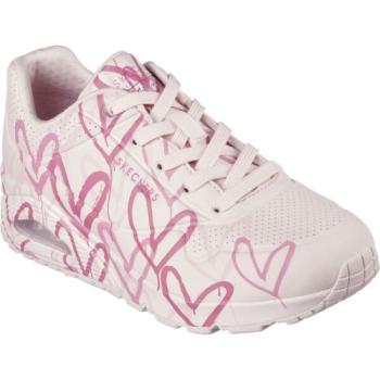 Skechers UNO - LOVING LOVE Női szabadidőcipő, bézs, méret kép