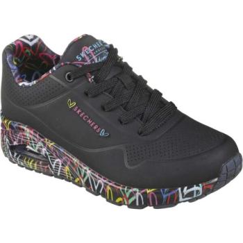 Skechers UNO - LOVING LOVE Női szabadidőcipő, fekete, méret kép