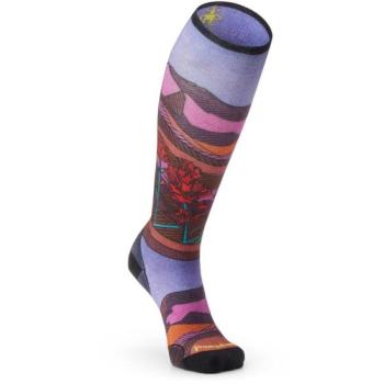 Smartwool SKI ZC FLORAL FIELD PRINT OTC Női térdzokni síeléshez, mix, méret kép