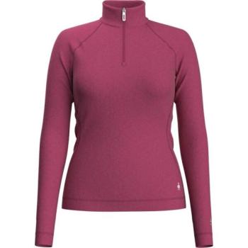 Smartwool W CLASSIC THERMAL MERINO BL 1/4 ZB Női póló, rózsaszín, méret kép