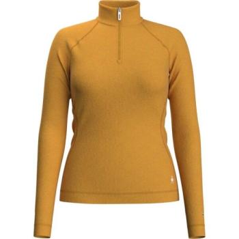 Smartwool W CLASSIC THERMAL MERINO BL 1/4 ZB Női póló, sárga, méret kép