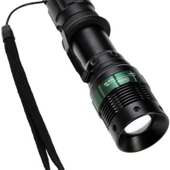 Solight Fém zseblámpa, 3 W CREE LED, fekete, fókusz, 3× AAA kép