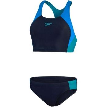 Speedo COLOURBLOCK SPLICE 2 PIECE Kétrészes női fürdőruha, sötétkék, méret kép