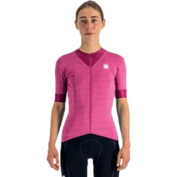 Sportful KELLY W SHORT SLEEVE JERSEY Női kerékpáros mez, rózsaszín, méret kép