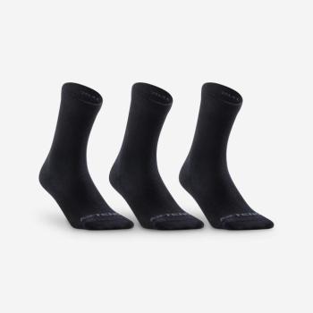 Sportzokni RS 160, magas szárú, 3 pár, fekete Artengo kép