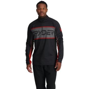 Spyder PARAMOUNT 1/2 ZIP Férfi pulóver, fekete, méret kép