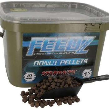 Starbaits feedz donuts (pellet lyukkal) 10mm 4,5kg etető pellet kép